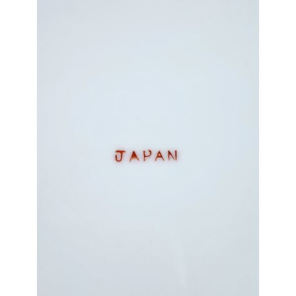 Square Bowl Floral Design Pink Roses 8 1/4" Porcelain Gold Trim Japan Vintage - Picture 9 of 10